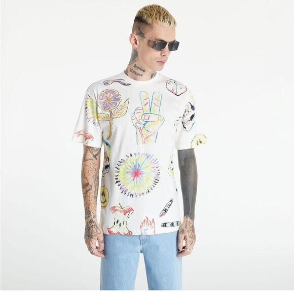 Market x Smiley Coloring Book Tee. Size XL - Picture 8 of 9